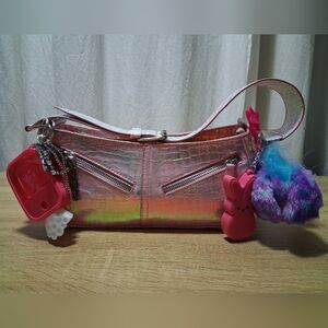 Paris Hilton Iridescent Pink Shoulder Bag